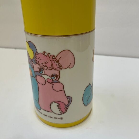 VINTAGE 1986 POPPLES PLASTIC LUNCH BOX WITH THERMOS - Picture 7 of 15